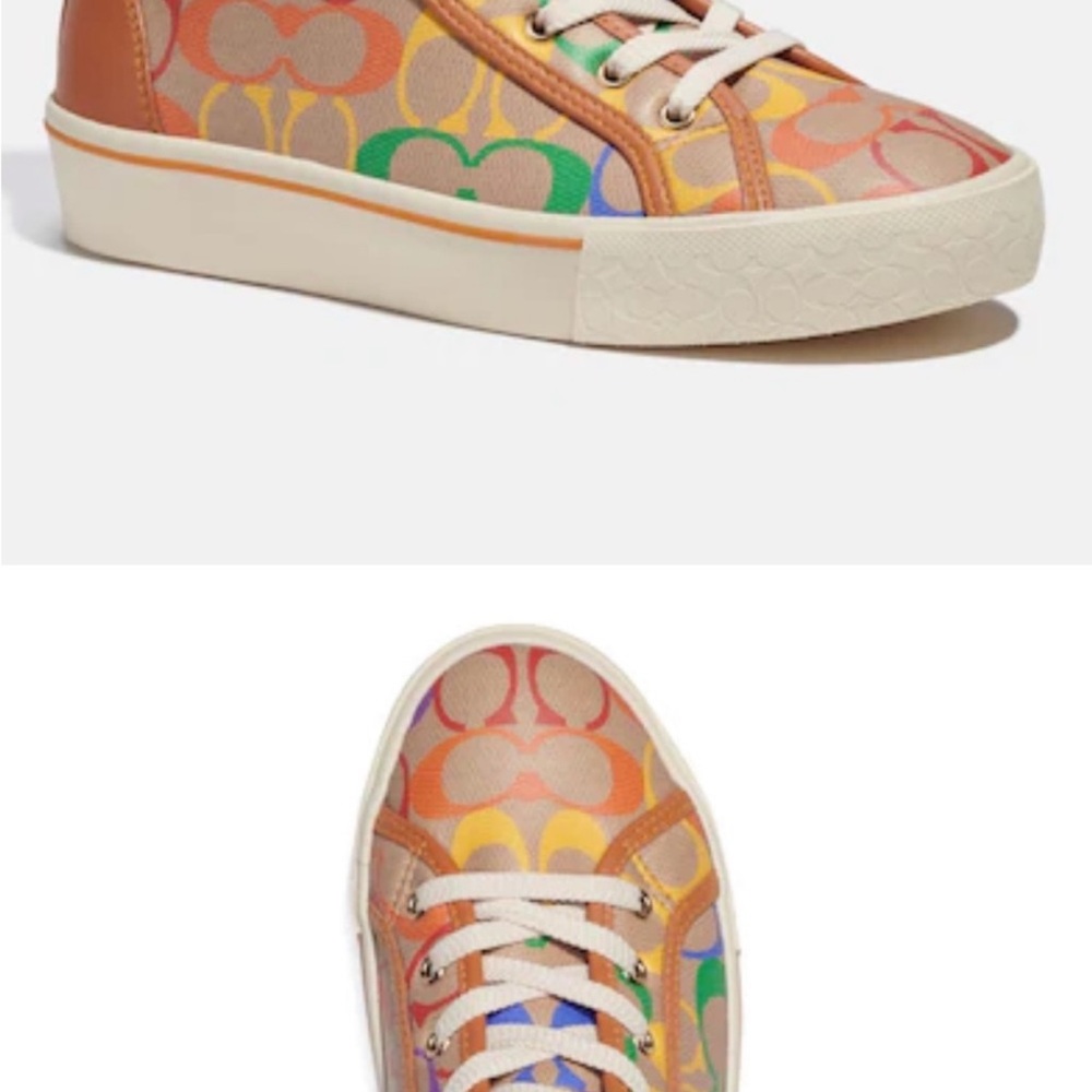 Coach Kids Boots with Multicolor Pattern